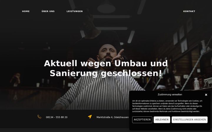 Screenshot of daras-barbershop.de