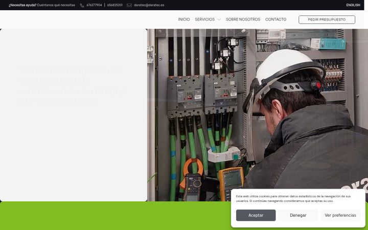 Screenshot di daratec.es