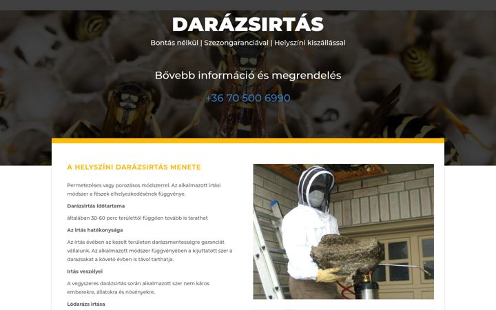 Zrzut ekranu darazs-off.hu