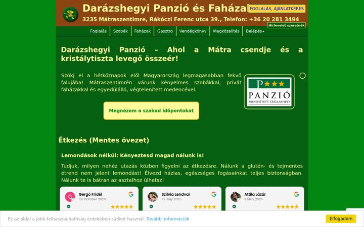 Zrzut ekranu darazshegyipanzio.hu