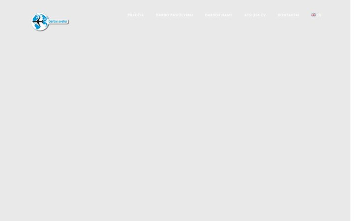 Screenshot di darbaisvetur.lt