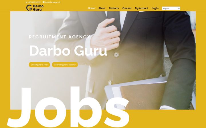 Screenshot di darboguru.lt