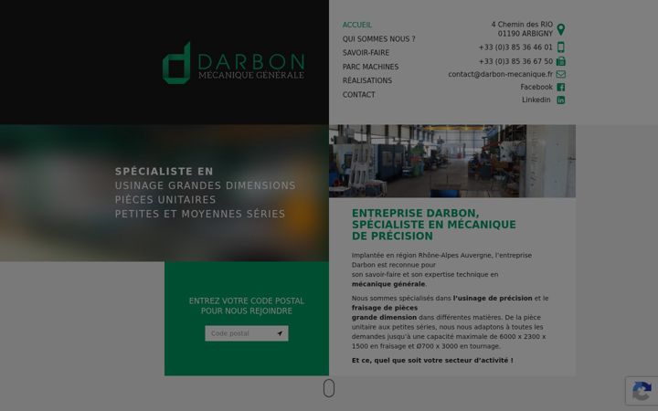 Zrzut ekranu darbon-mecanique.fr