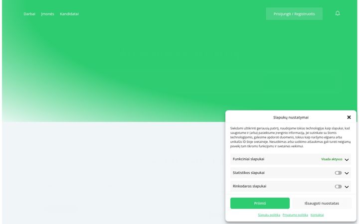 Screenshot di darboradaras.lt
