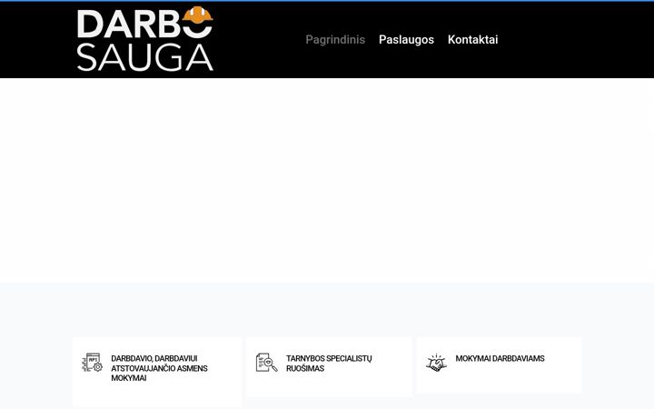 Screenshot di darbosaugoskonsultacijos.lt