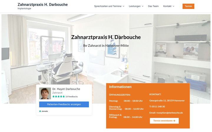 Screenshot of darbouche.de