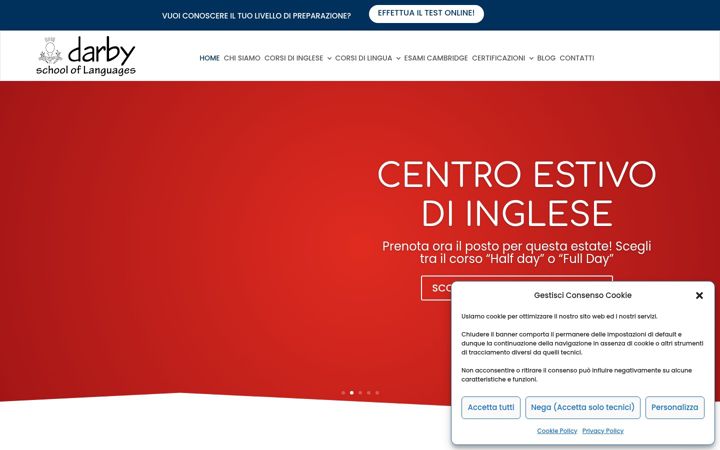 Screenshot von darbyschool.it