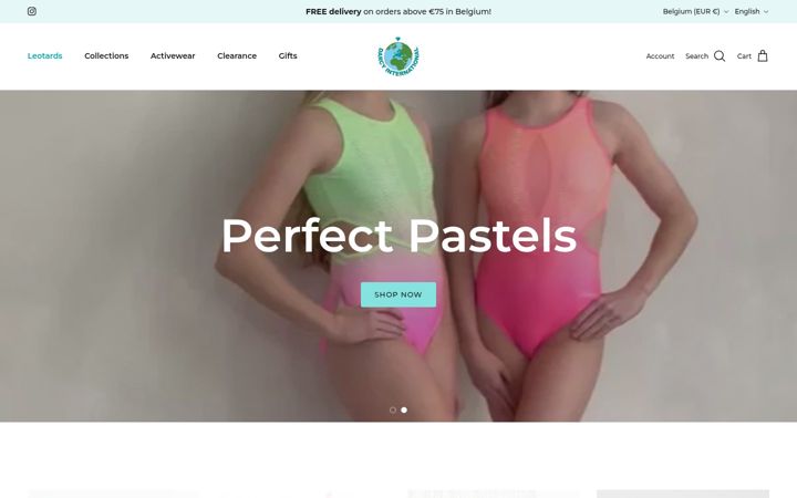 Screenshot of darcyinternational.eu