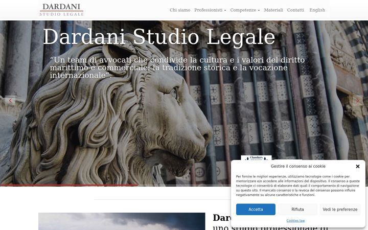 Screenshot of dardani.it