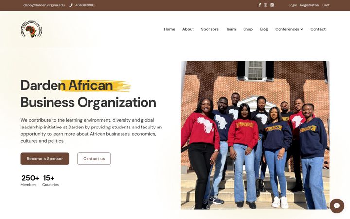 Screenshot of dardenafrica.com