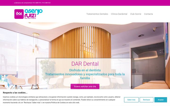 Screenshot of dardental.com