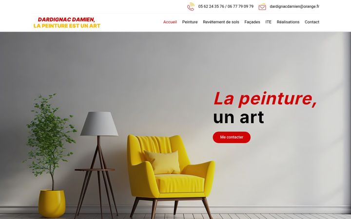 Zrzut ekranu dardignac-peinture.fr
