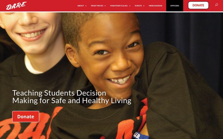 Screenshot di dare.org