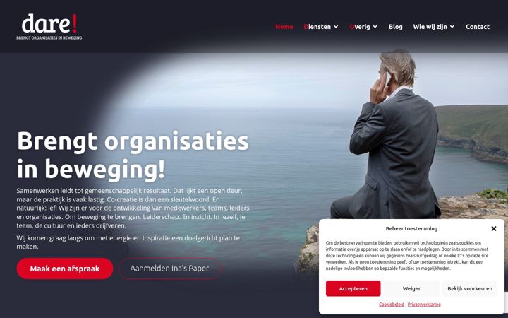 Ekrano kopija darebeweegt.nl