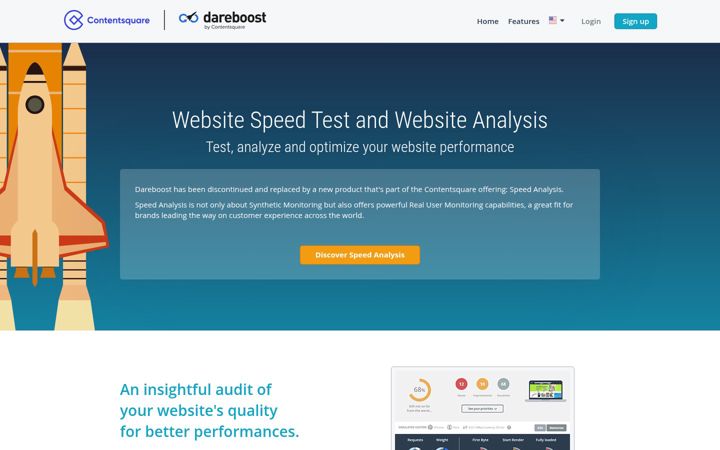 Screenshot of dareboost.com