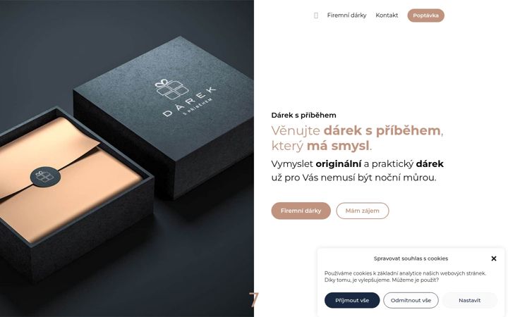 Zrzut ekranu darekspribehem.cz
