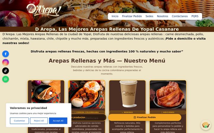 Screenshot of darepa.com