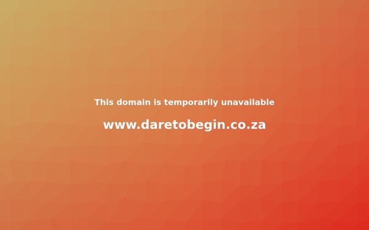 Екранна снимка на daretobegin.co.za