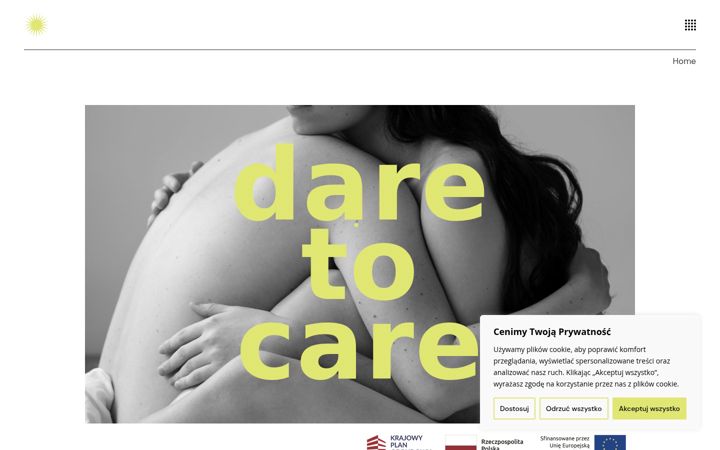 Capture d'écran de daretocare.pl