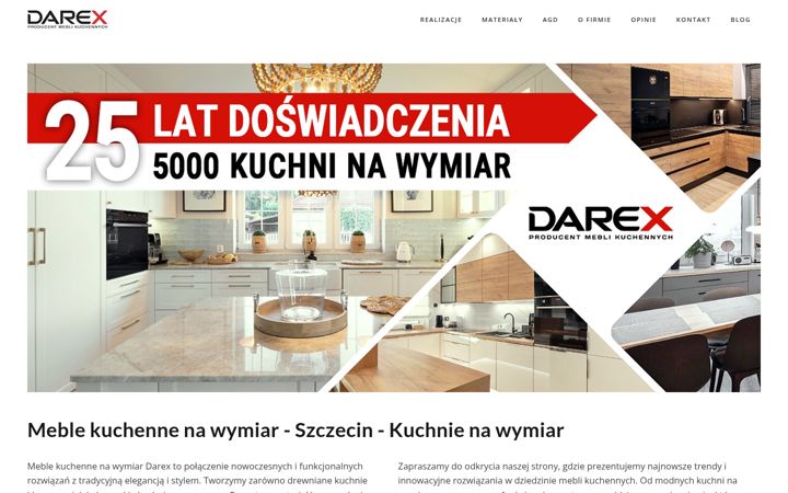Screenshot of darex-kuchnie.pl