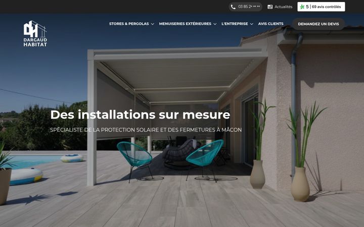 Screenshot of dargaud-habitat.com