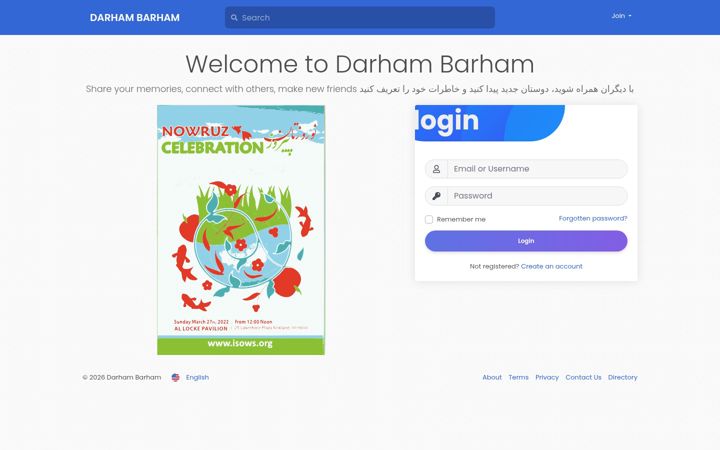 Screenshot of darhambarham.com