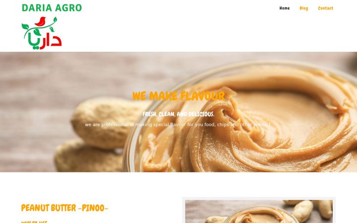 Screenshot of daria-agro.com