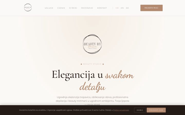 Screenshot of daria-lash.com