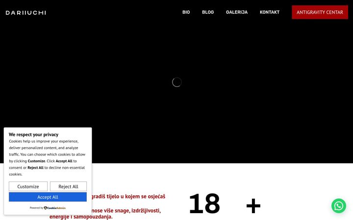 Screenshot of dariabilic.com