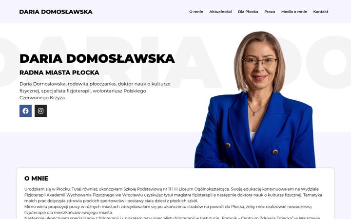 Screenshot του dariadomoslawska.pl