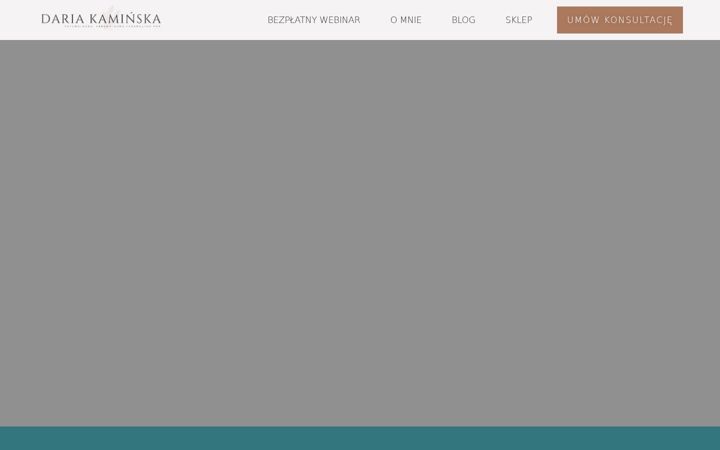 Screenshot of dariakaminska.pl