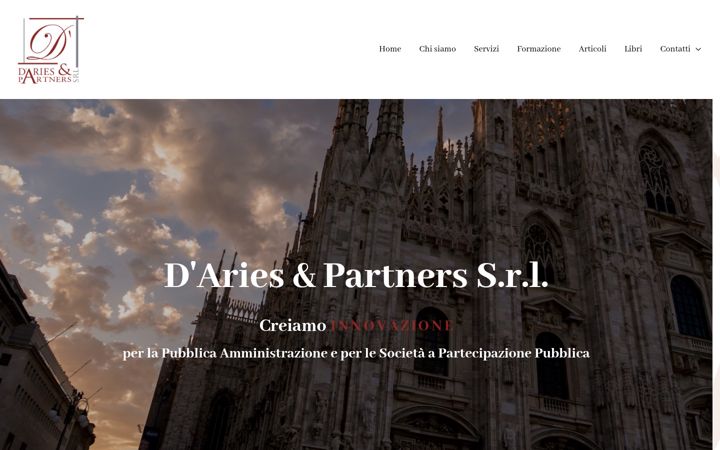 Captura de ecrã de dariesepartners.it