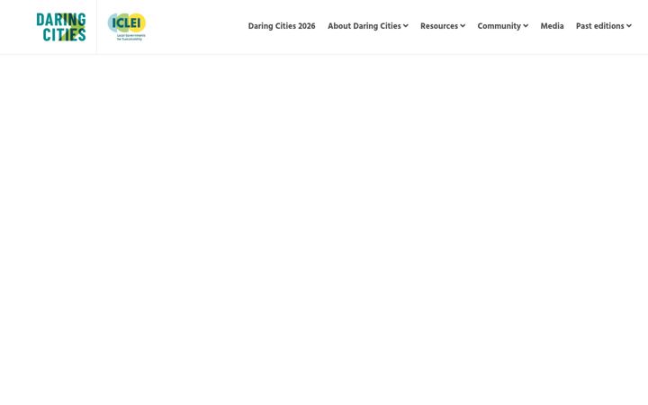 Screenshot di daringcities.org