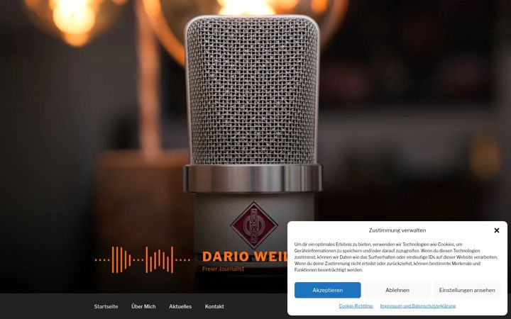 Screenshot of dario-weilandt.de