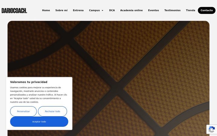 Screenshot di dariocoach.es