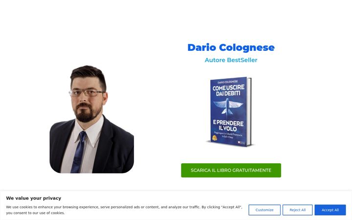 Screenshot von dariocolognese.it