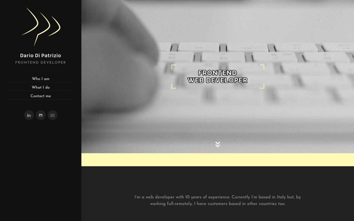 Screenshot von dariodipatrizio.it