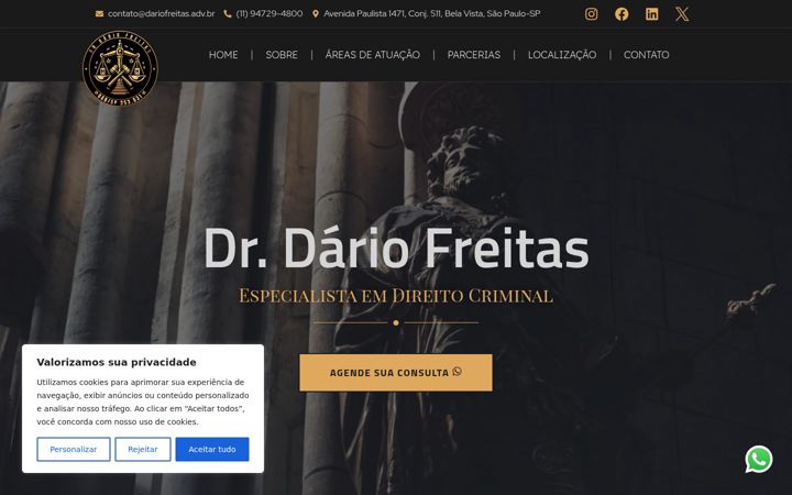 Screenshot stránky dariofreitas.adv.br