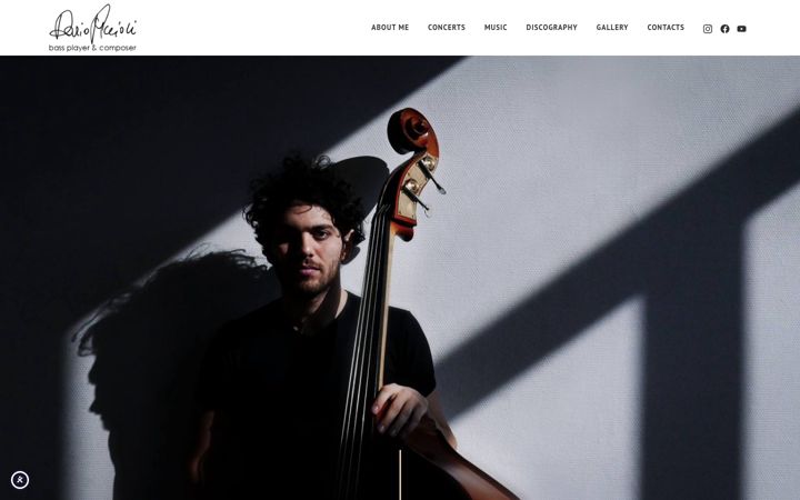 Screenshot of dariopiccioni.com