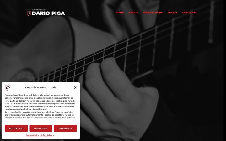 Screenshot of dariopiga.net