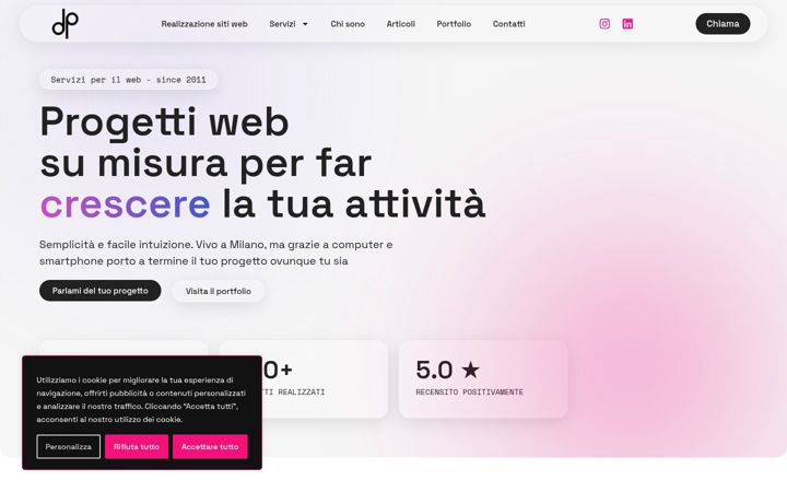 Ekraanipilt saidist darioprovenzano.it