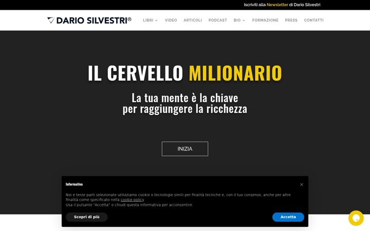 Screenshot of dariosilvestri.com