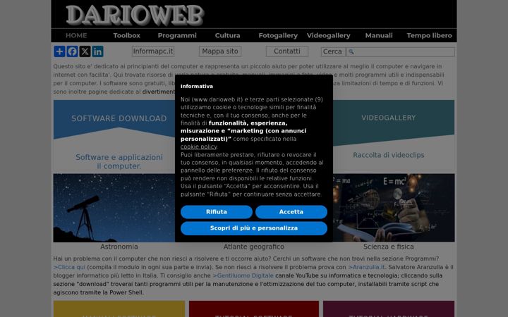 Screenshot of darioweb.it