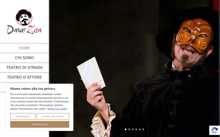 Screenshot of dariozisa.it