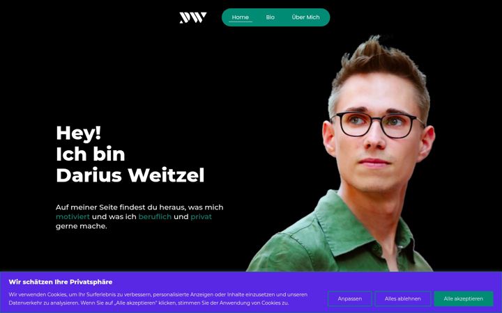 Screenshot of darius-weitzel.de