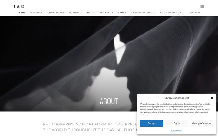 Screenshot of dariusbacevicius.com