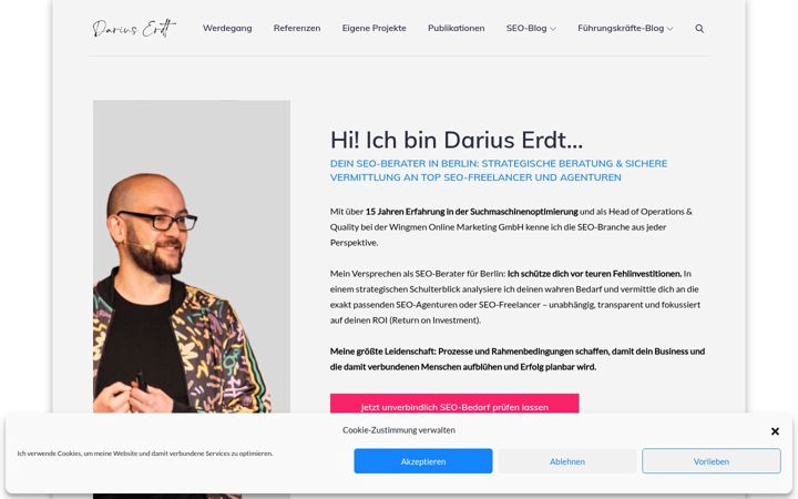 Screenshot of dariuserdt.de