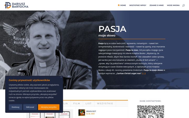 Screenshot του dariuszbartocha.pl
