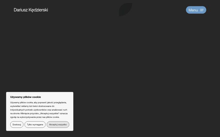 Screenshot of dariuszkedzierski.com
