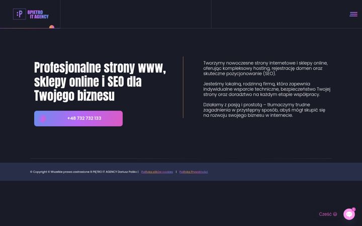 Screenshot of dariuszpasko.pl